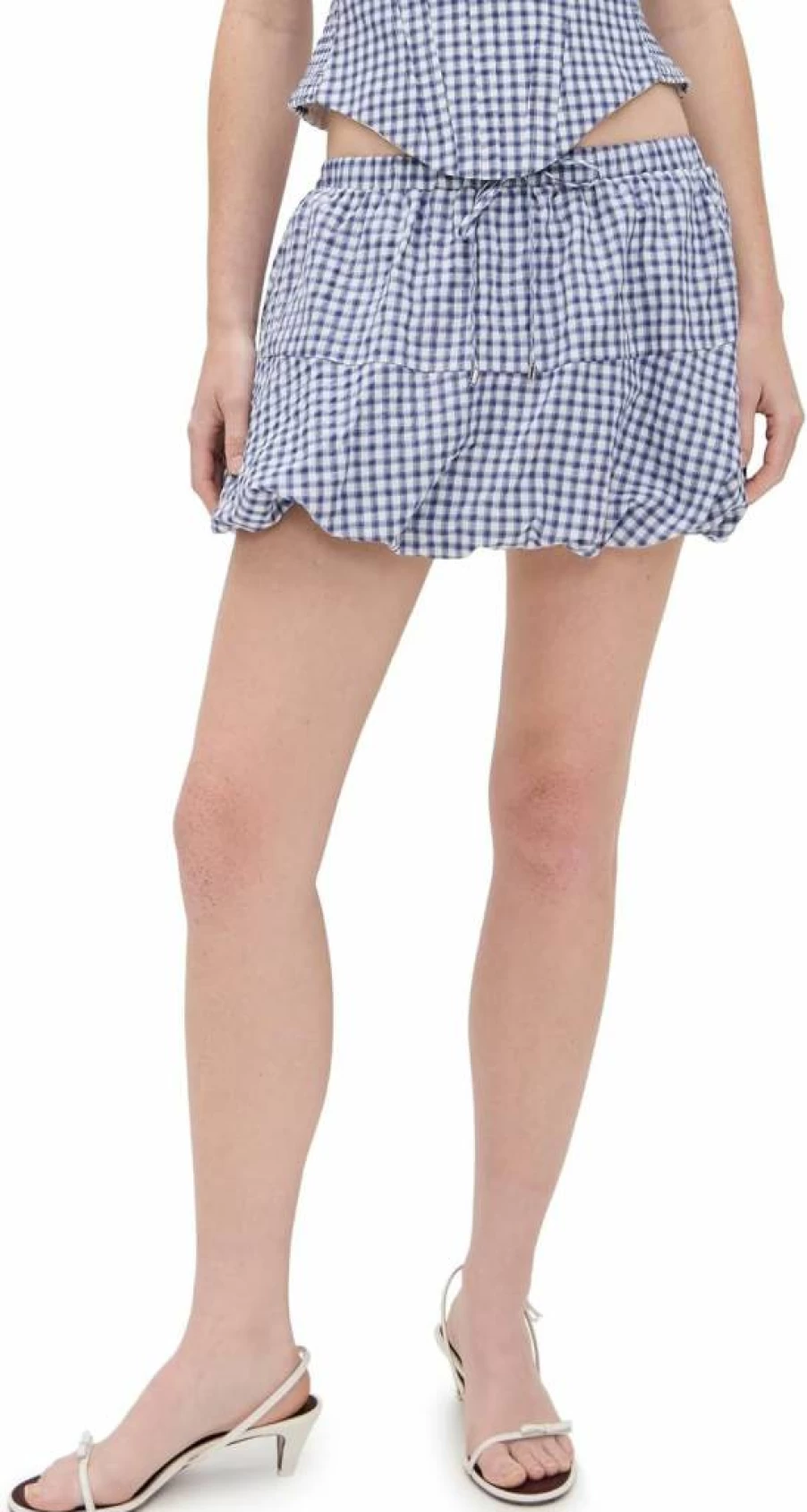 Amanda Uprichard Women's Ryland High-Waisted Tennis Skirt with Shorts - Stylish Athletic Skort for Golf & Casual Wear