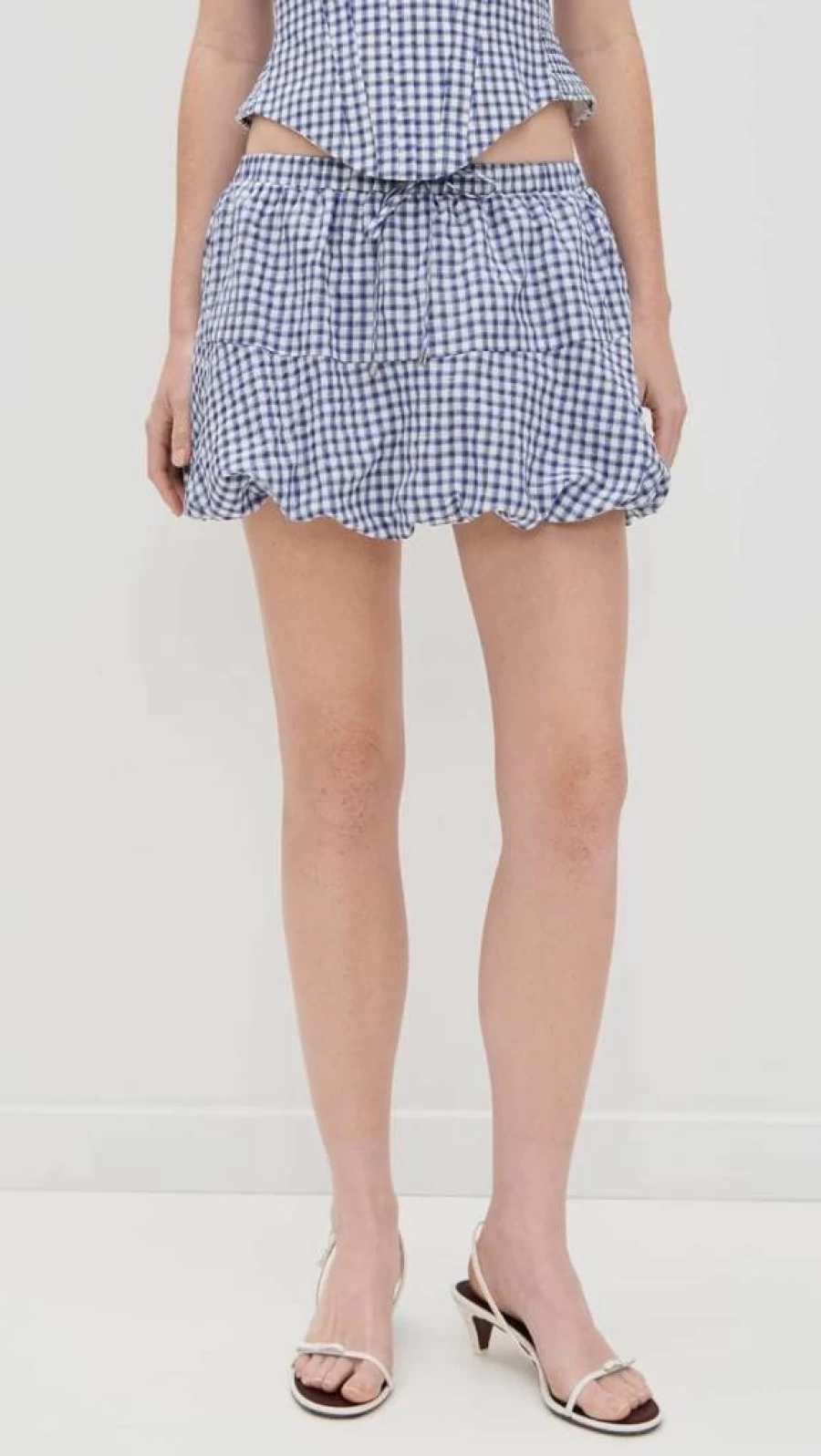 Amanda Uprichard Women's Ryland High-Waisted Tennis Skirt with Shorts - Stylish Athletic Skort for Golf & Casual Wear