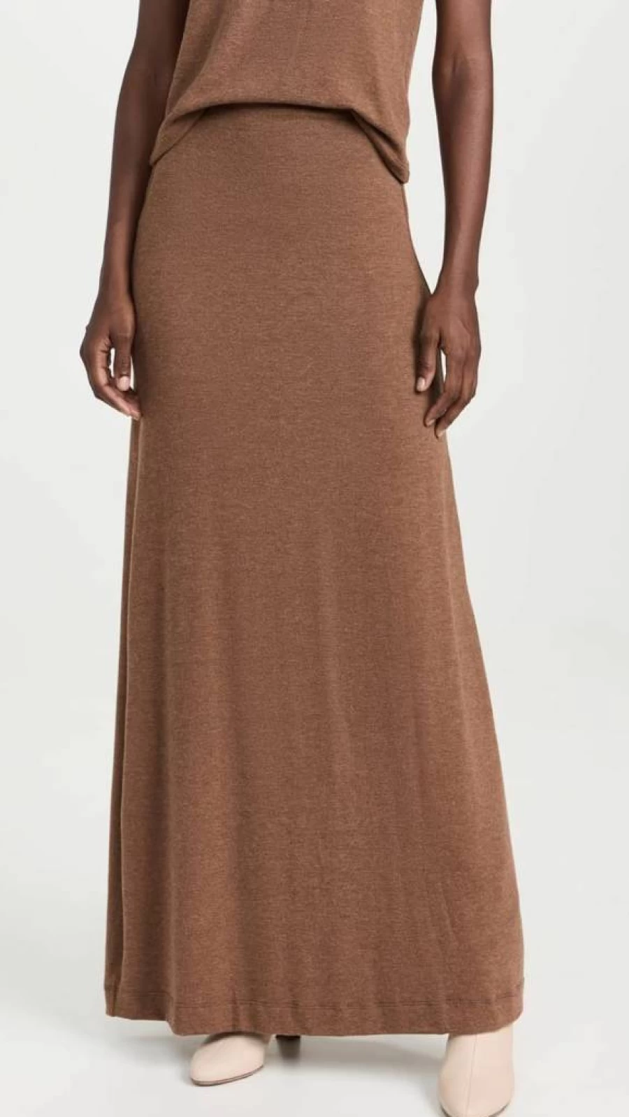 Leset Lauren High Waist Flowy Maxi Skirt for Women - Elegant Long Skirt