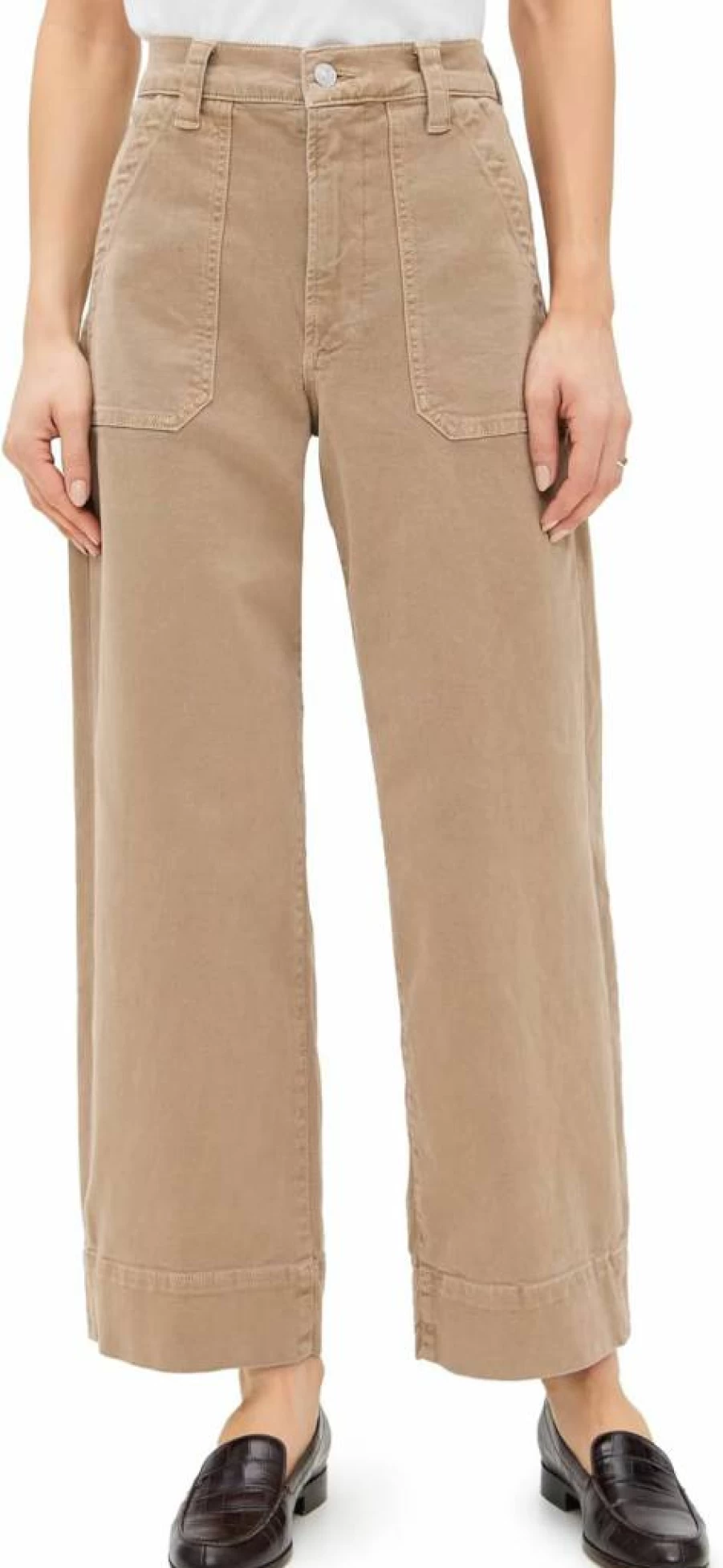PAIGE Women's Cameron Utility Pocket Ankle Jeans - High-Quality Denim Pants for Women