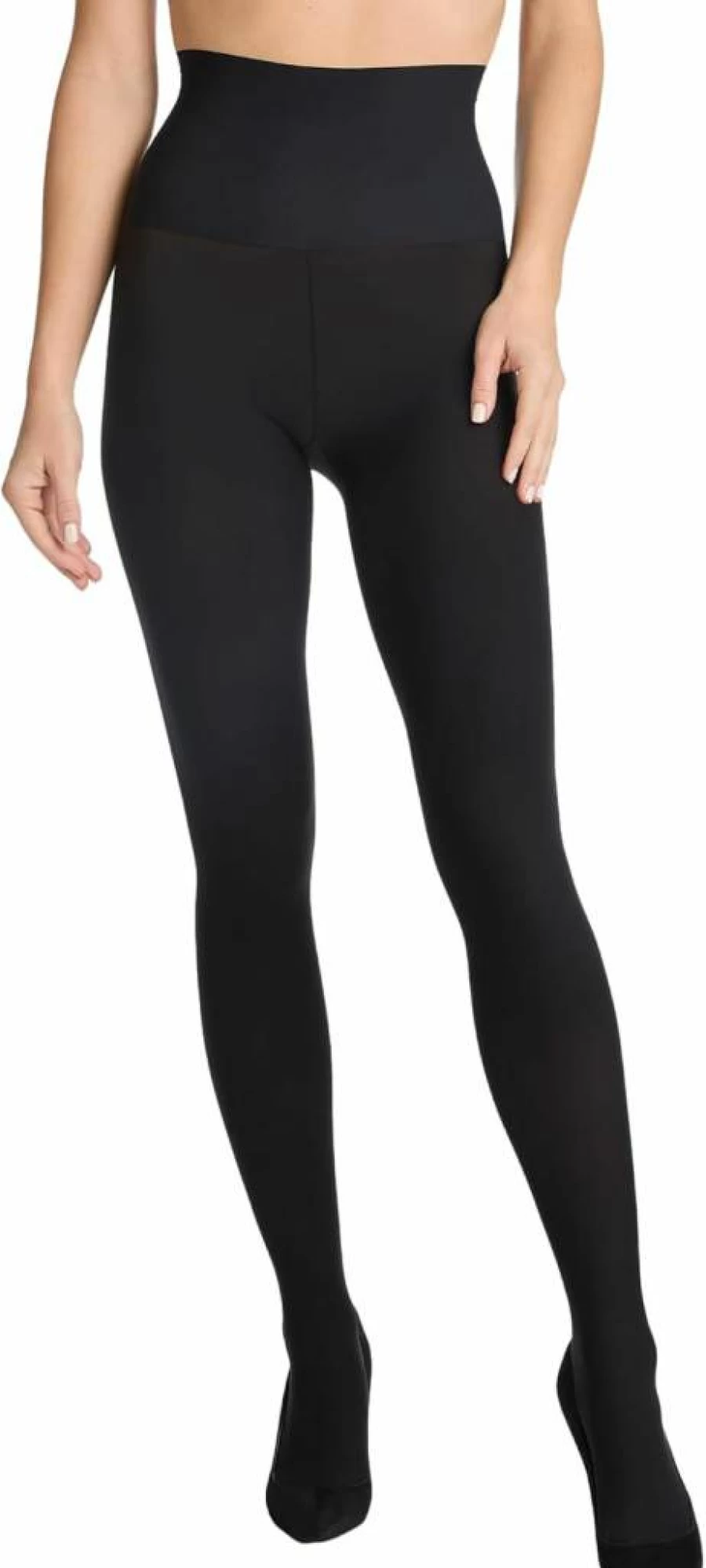 Commando Opaque Matte Tights for Women - High Waist Smoothing Control Top, Comfortable Stretchy Hosiery for Dresses & Skirts