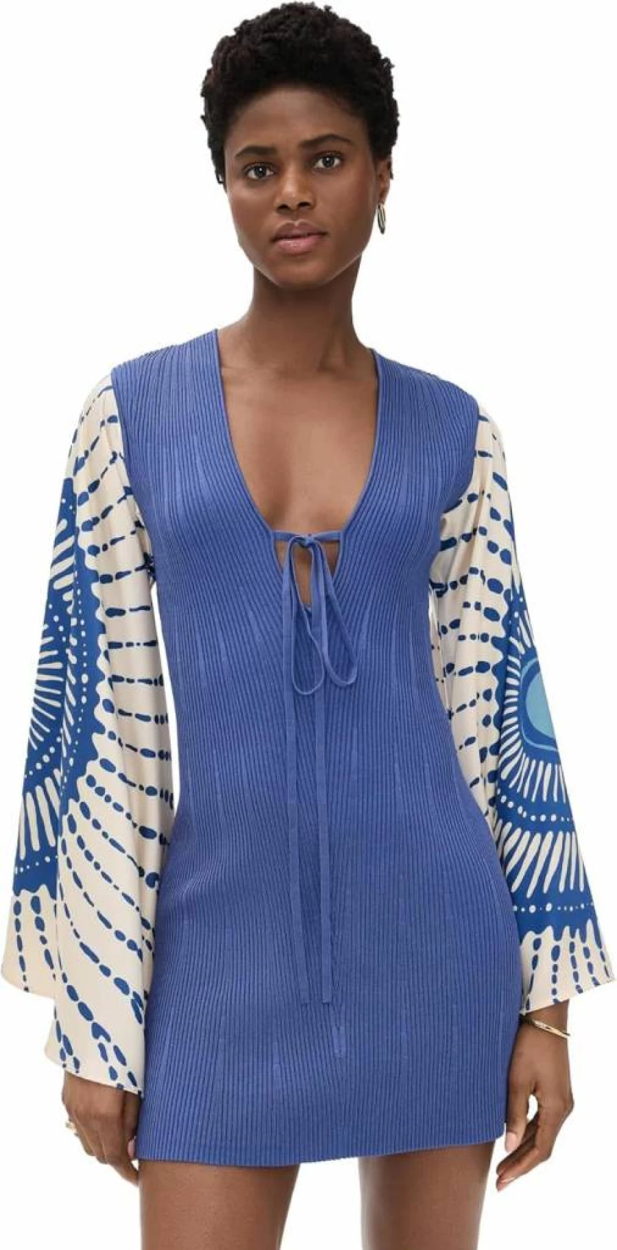 ALEXIS Women's Floral Lace Dress - Elegant Summer A-Line Dress with Short Sleeves
