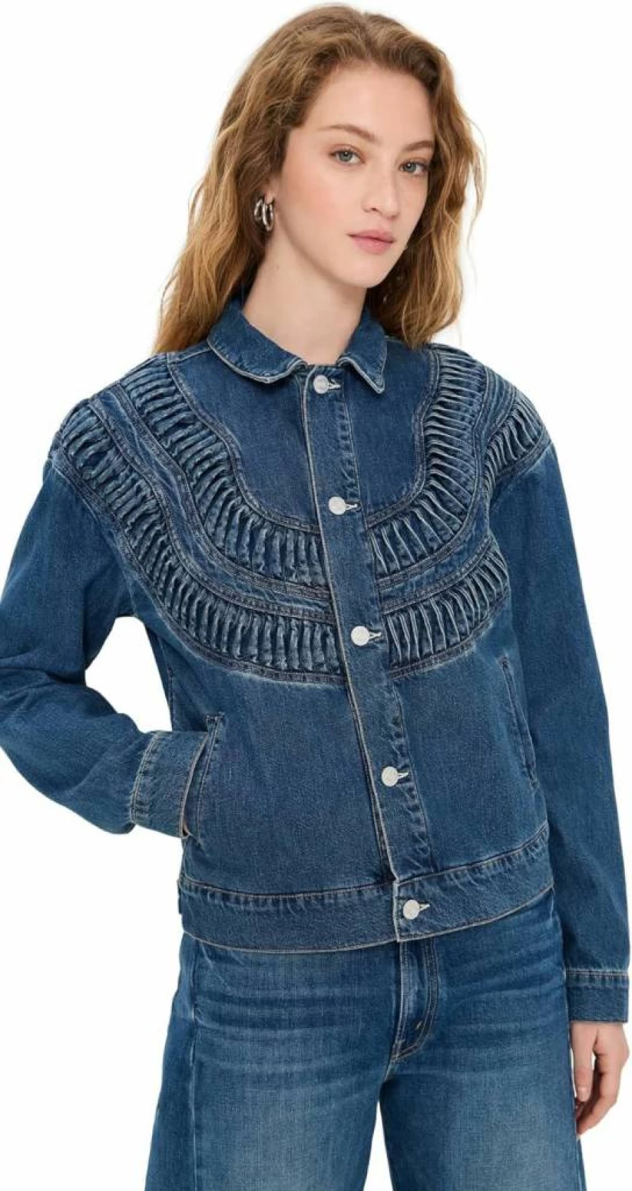 MOTHER Women's The Loop De Loop Jacket - Stylish Denim Jacket for Women