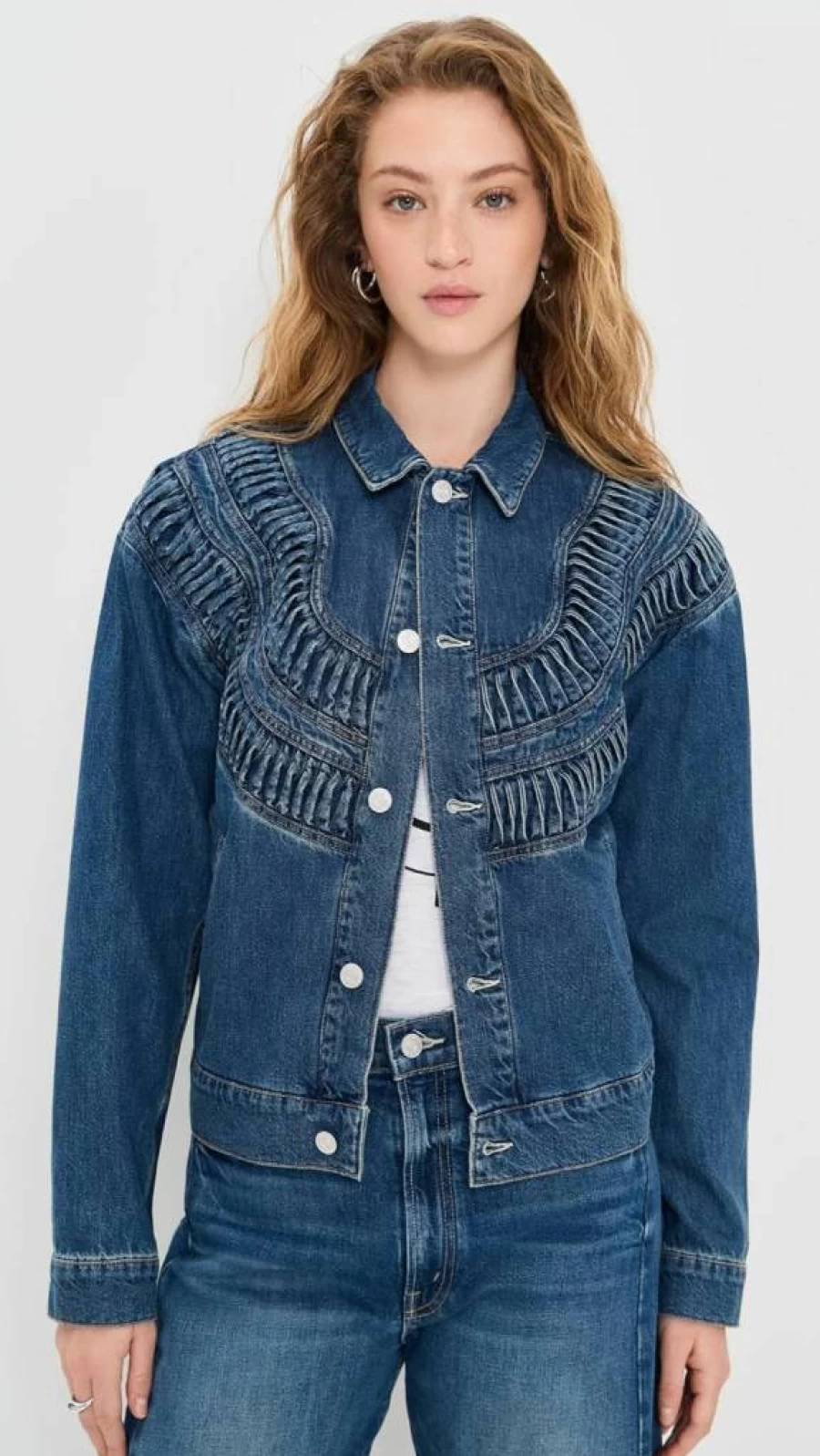 MOTHER Women's The Loop De Loop Jacket - Stylish Denim Jacket for Women