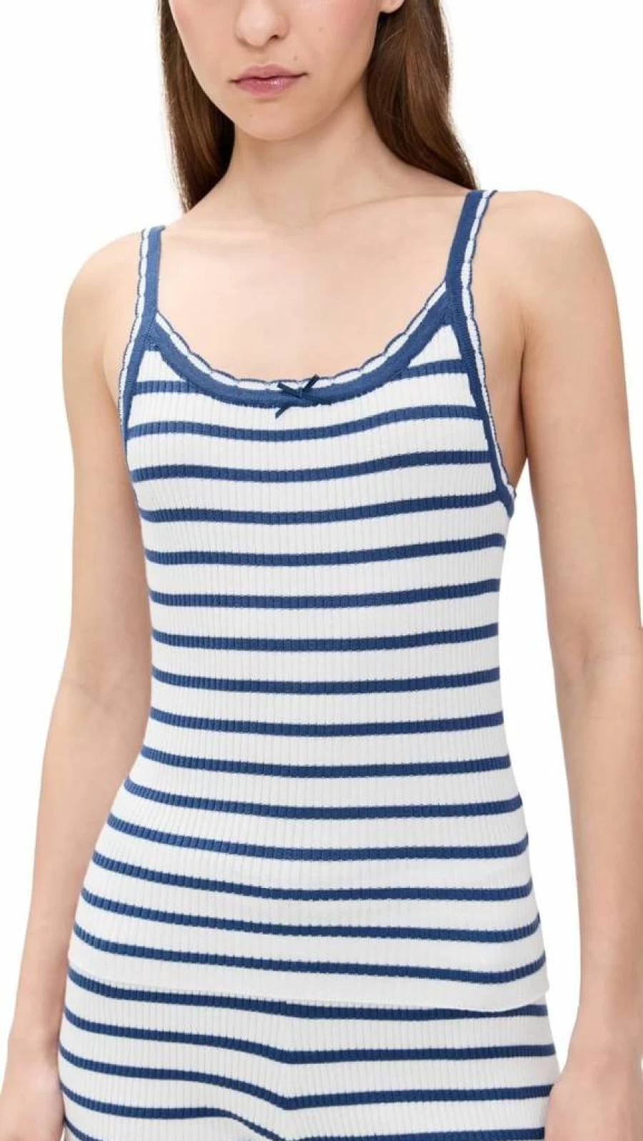 PJ Salvage Women's Striped Seaside Cami Top - Comfortable Summer Beachwear Casual Striped Tank Top