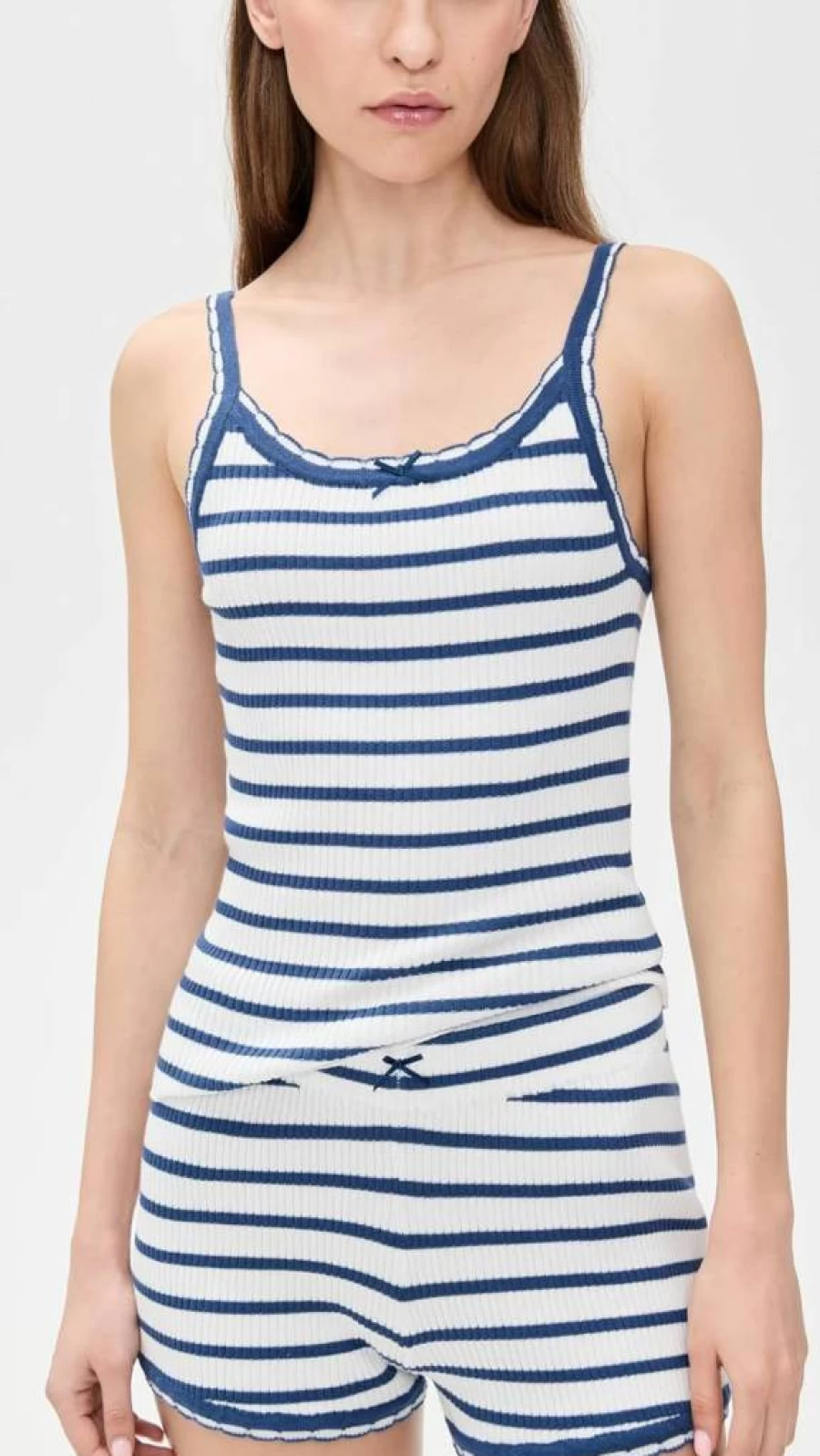 PJ Salvage Women's Striped Seaside Cami Top - Comfortable Summer Beachwear Casual Striped Tank Top
