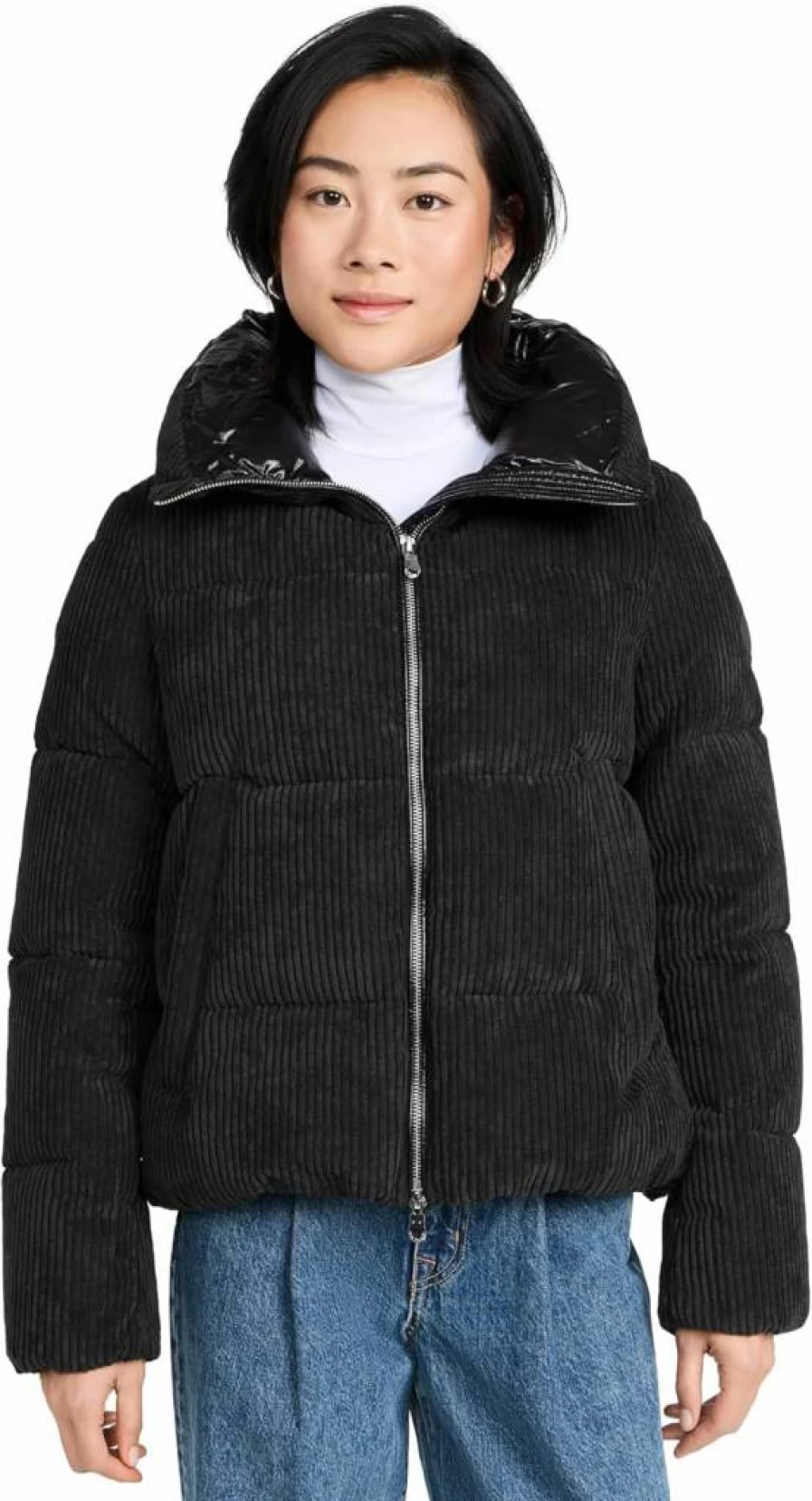 Save The Duck Women's Annika Corduroy Jacket - Sustainable Waterproof Winter Coat