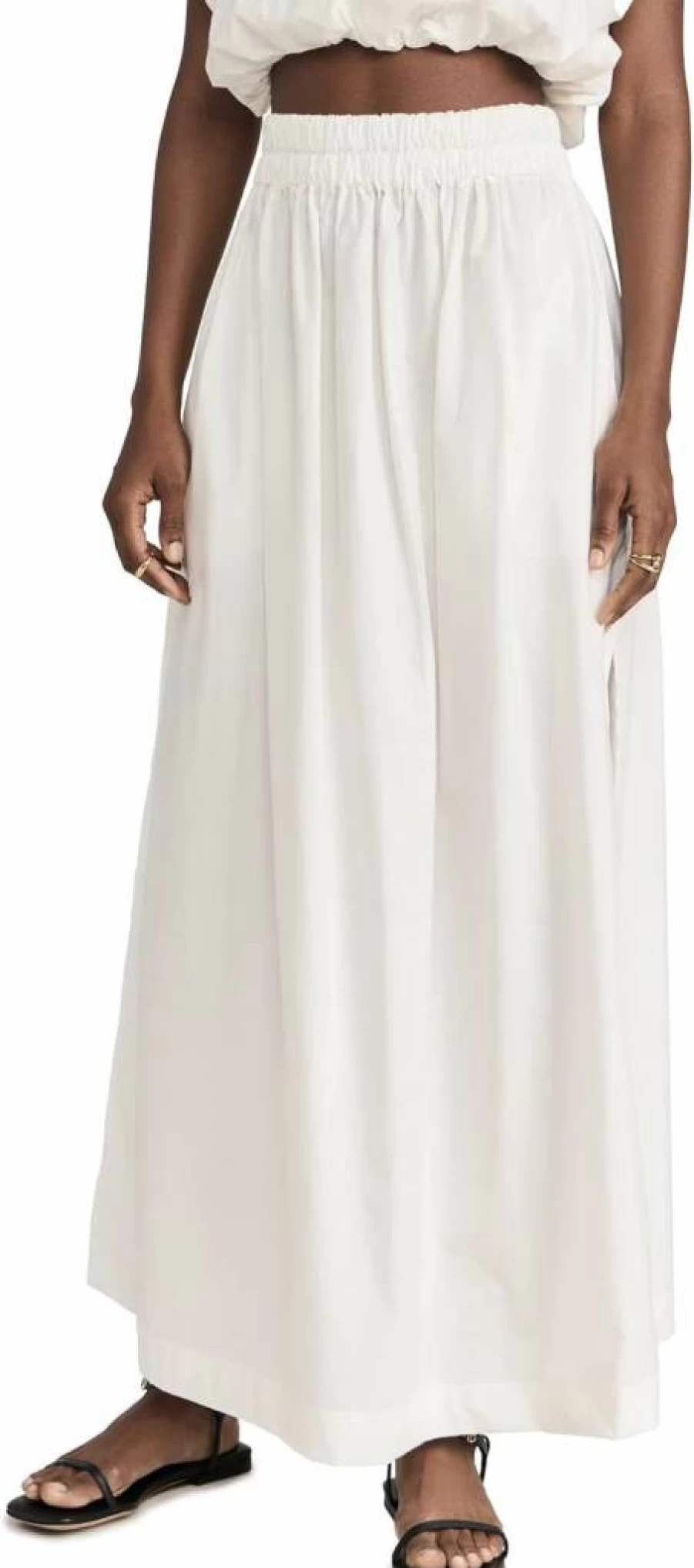 MIKOH Women's Delia Maxi Skirt - Boho Flowy Long Skirt with High Waist for Summer Beach
