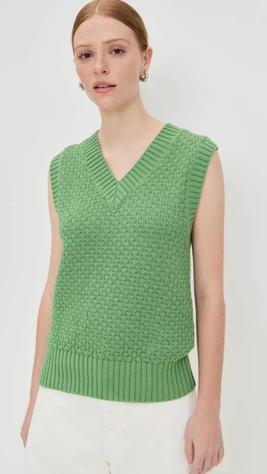 Varley Women's Antonella Knit Vest - Lightweight Casual Pullover for Women