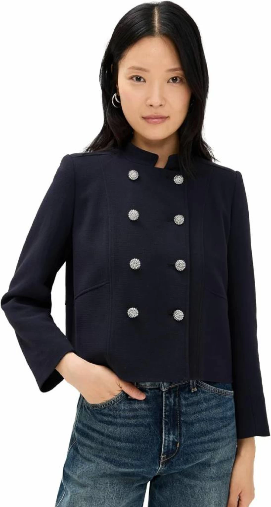 ba&sh Women's Misly Jacket - Stylish Casual Outerwear Coat