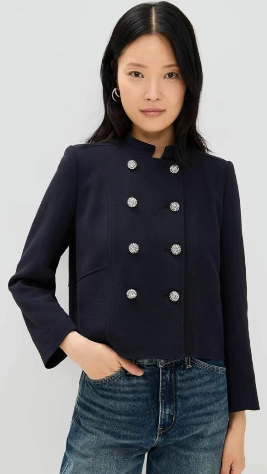 ba&sh Women's Misly Jacket - Stylish Casual Outerwear Coat