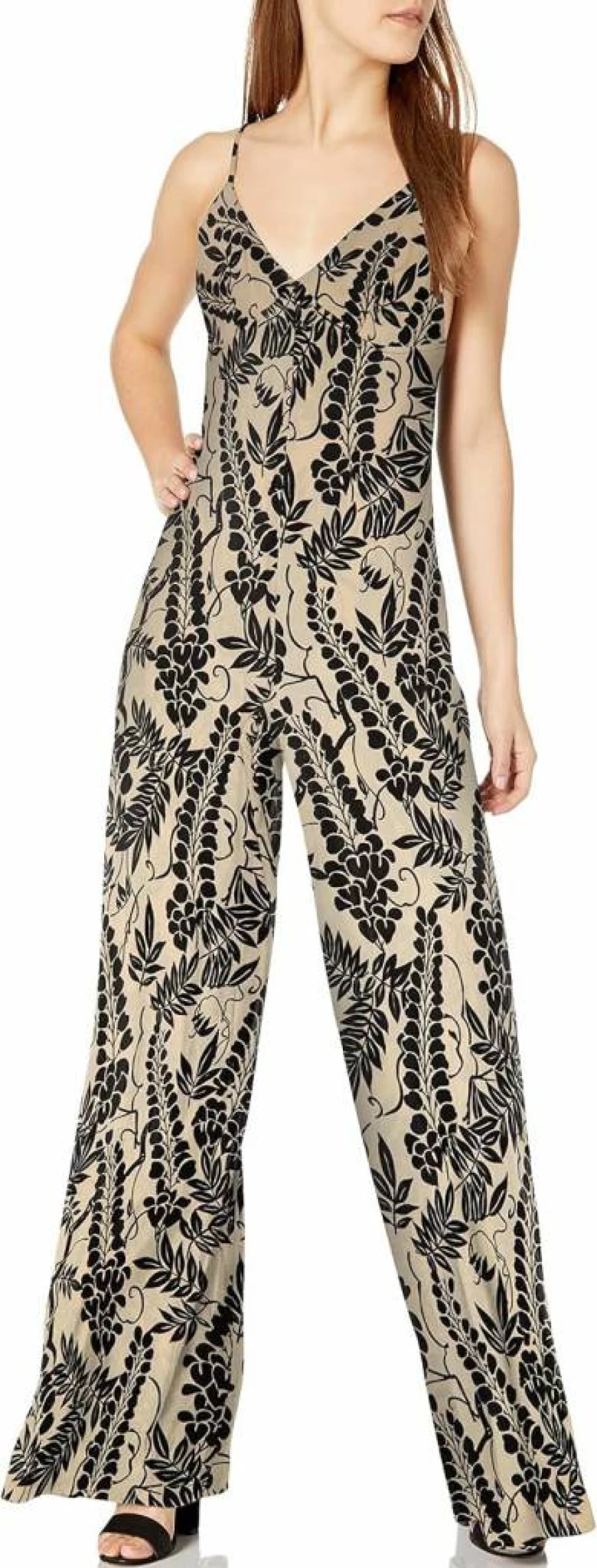 Norma Kamali Women's Silk Slip Jumpsuit - Elegant One-Piece Romper with Adjustable Straps