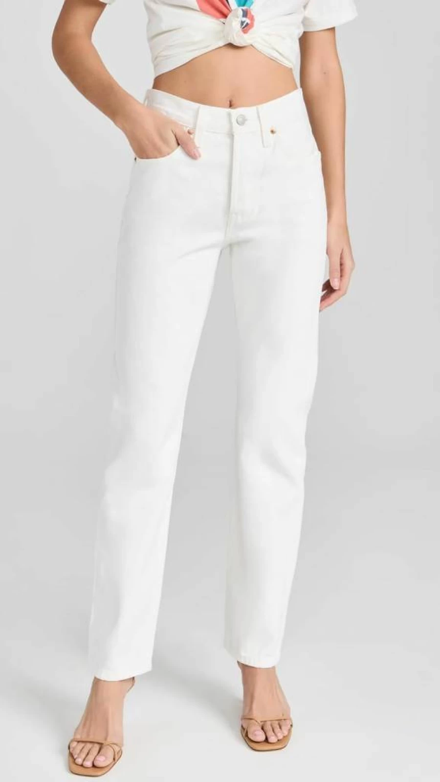 Levi's Women's 501 Original Straight Leg Jeans Classic Blue Denim