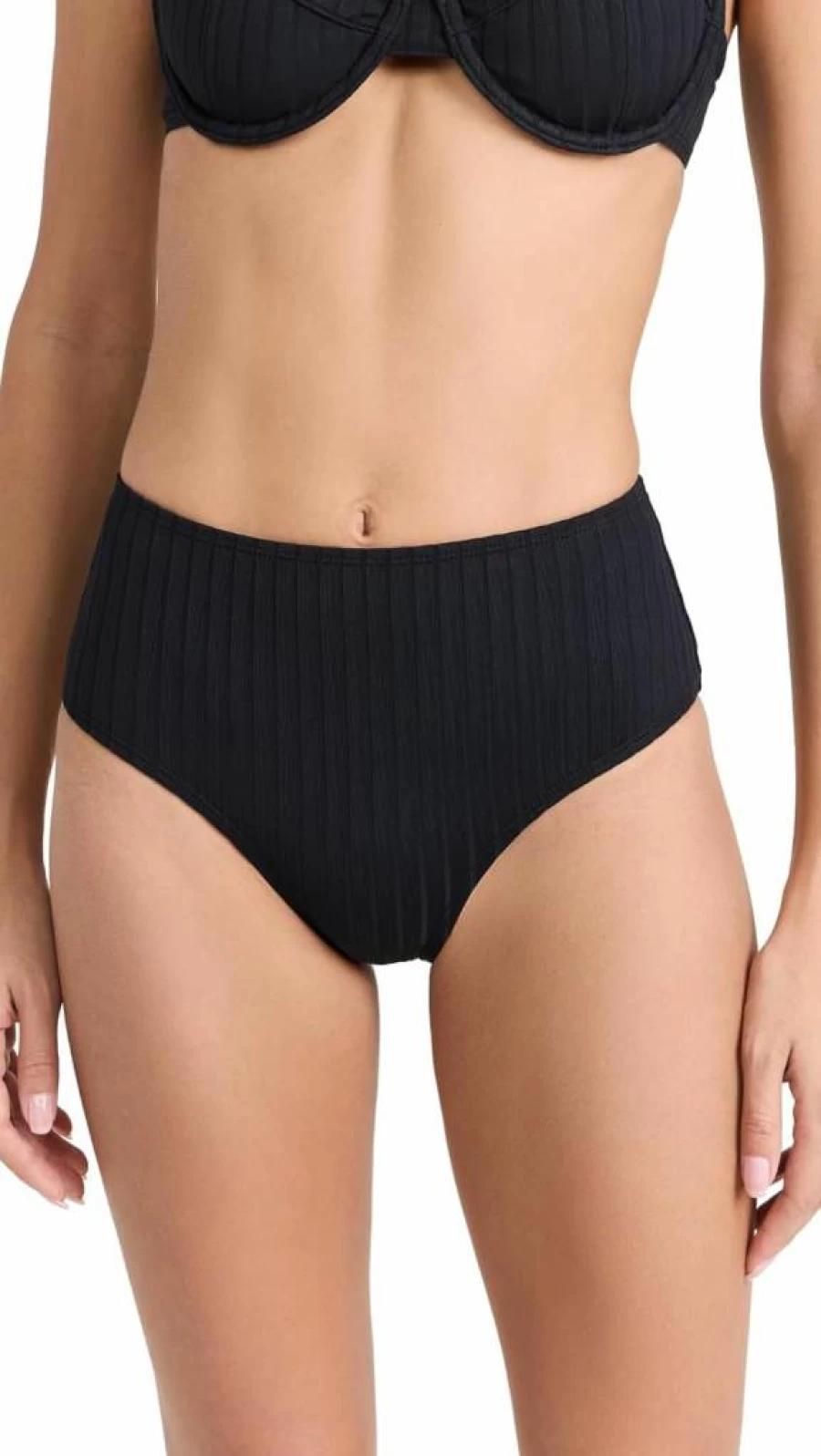 Solid & Striped Women's Lilo Bikini Bottoms - High-Waisted Swimwear for Women