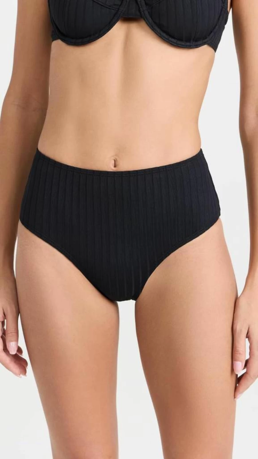 Solid & Striped Women's Lilo Bikini Bottoms - High-Waisted Swimwear for Women