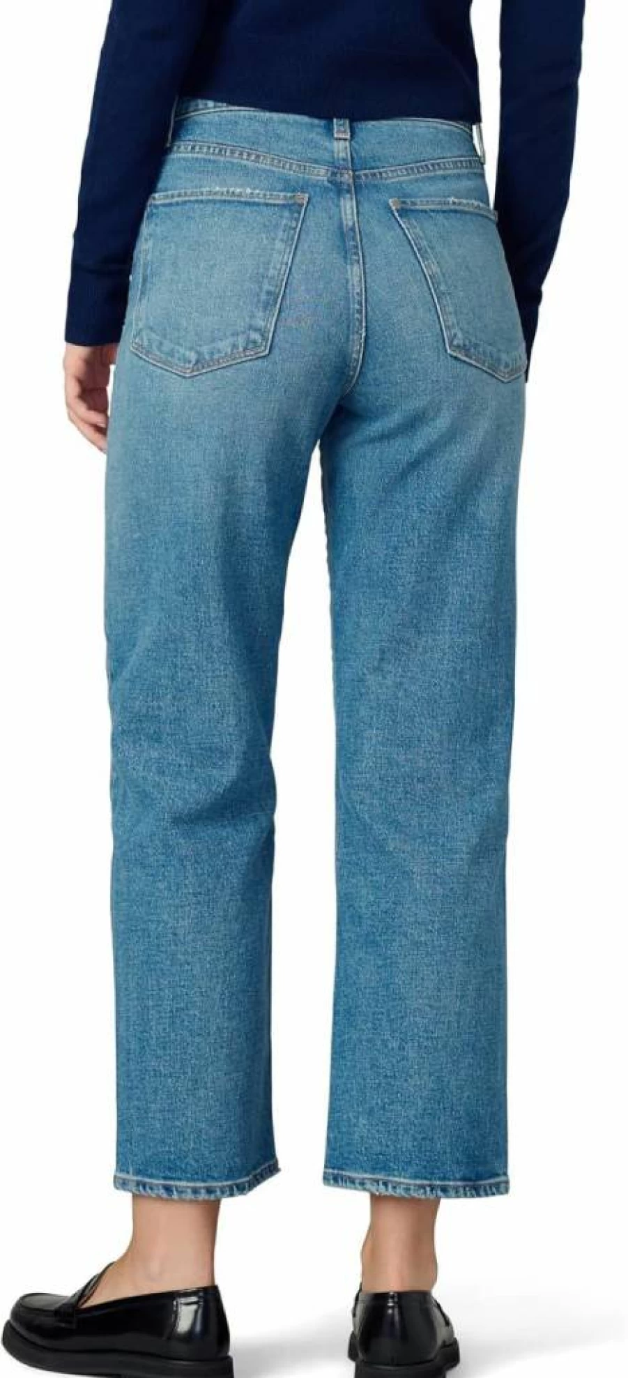 Joe's Women's Margot Crop Straight Jeans - High-Waisted Slim Fit Denim Pants