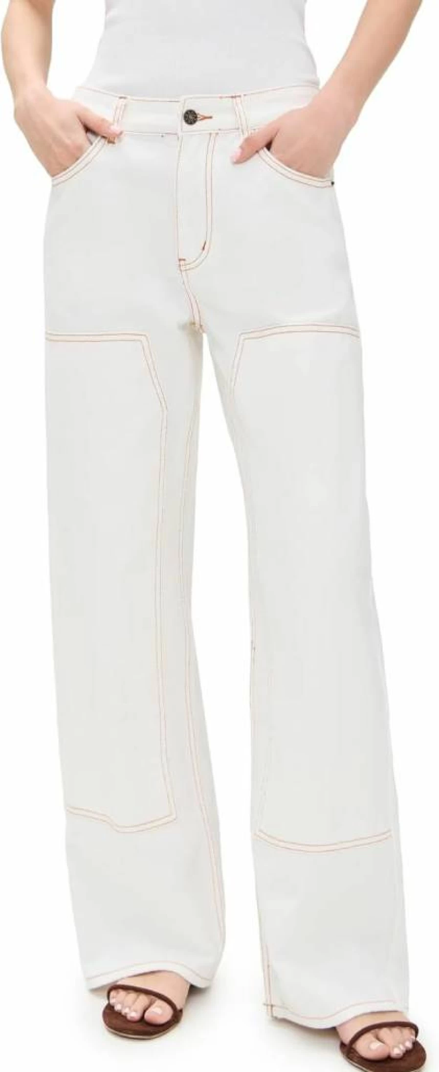 Lioness Women's High-Waisted Anchor Embroidered Denim Jeans - Vintage Blue Stretch Skinny Jeans for Women