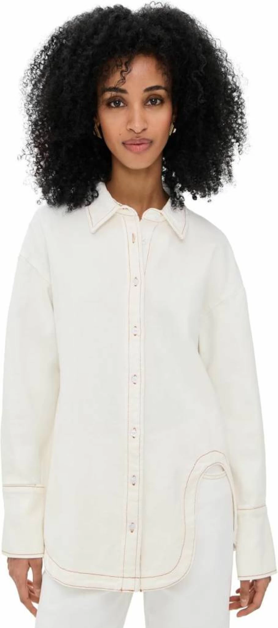 Lioness Women's Casual Denim Shirt for Everyday Wear - Stylish Off-Duty Top