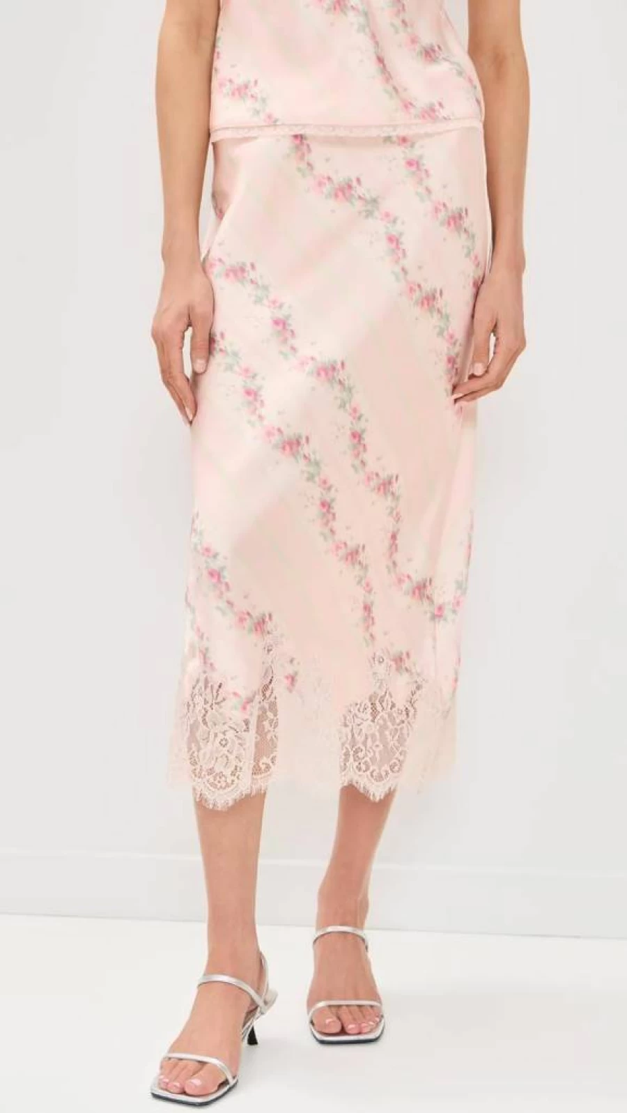 LOVESHACKFANCY Women's Malina Floral Printed Mini Skirt - Boho Chic Style
