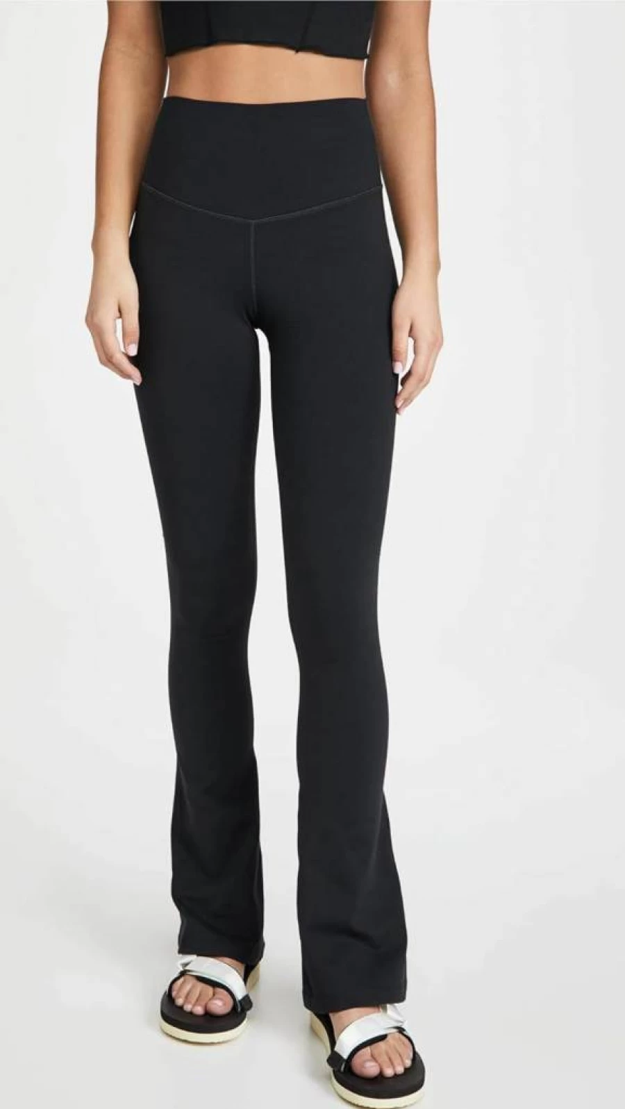 SPLITS59 Women's Raquel High Waist Flared Leggings - 32" Supplex Yoga Pants for Workout & Comfort