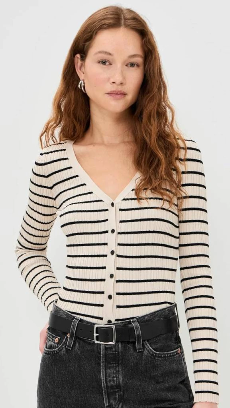 Z SUPPLY Women's Jordana Striped Knit Sweater - Soft Casual Long Sleeve Pullover