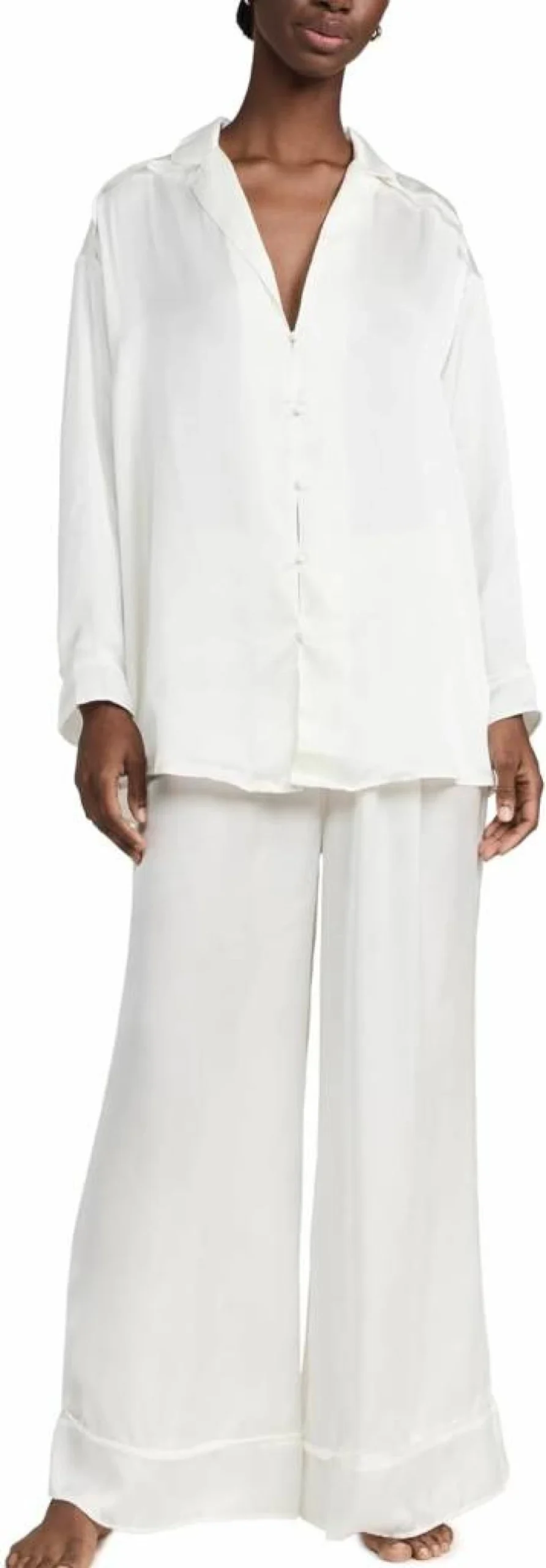 Free Women's Dreamy Days Solid Pajama Set by Free People - Cozy Sleepwear PJS