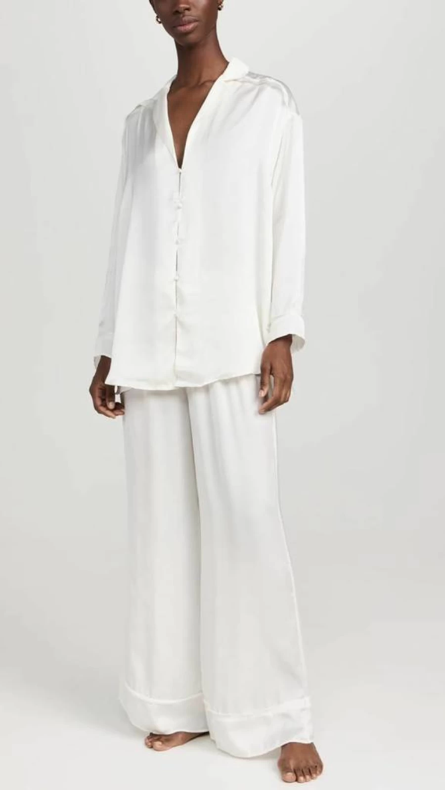 Free Women's Dreamy Days Solid Pajama Set by Free People - Cozy Sleepwear PJS