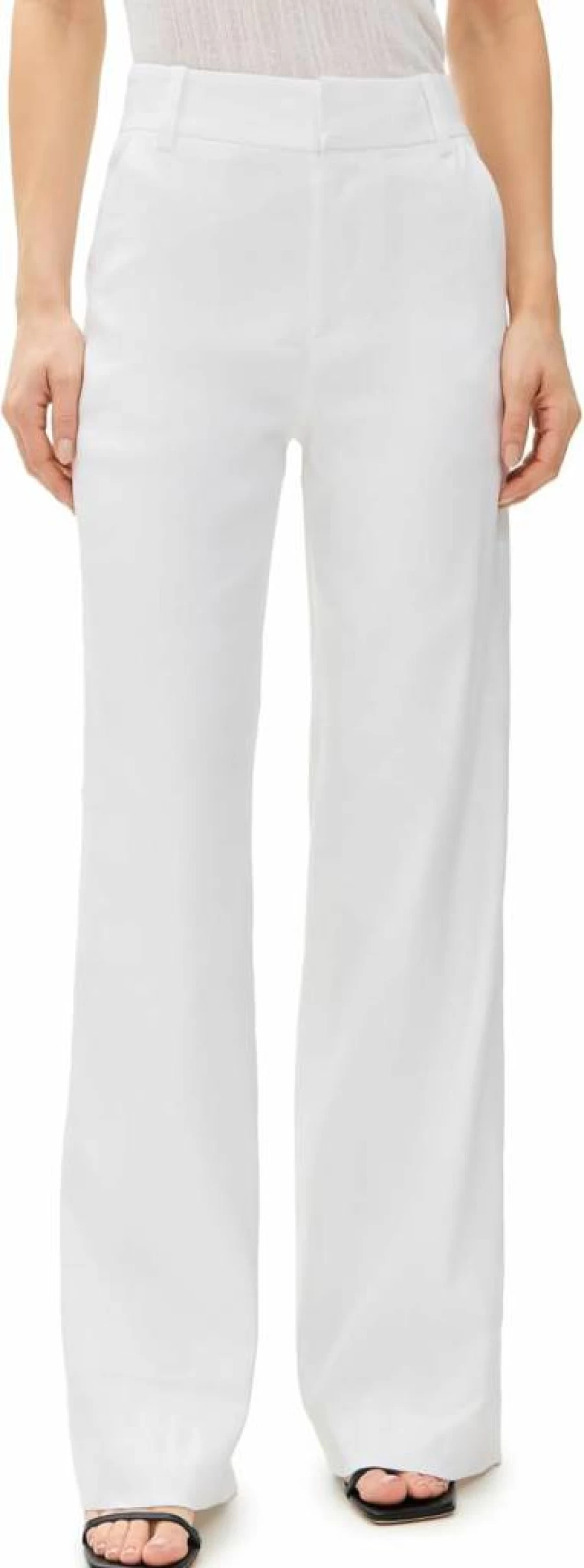 Favorite Daughter Women's The Jones Linen Wide Leg Pants - High Waisted Summer Casual Trousers