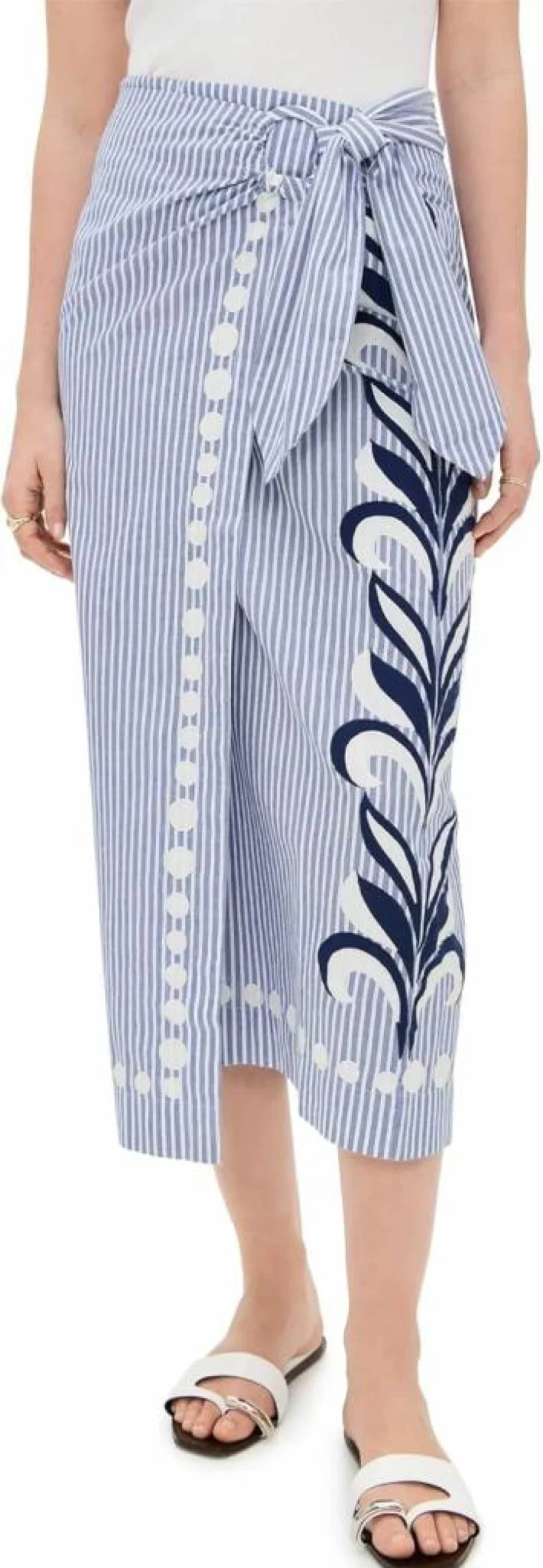 Carolina K Women's Loren Skirt - Elegant Floral Print Midi Skirt