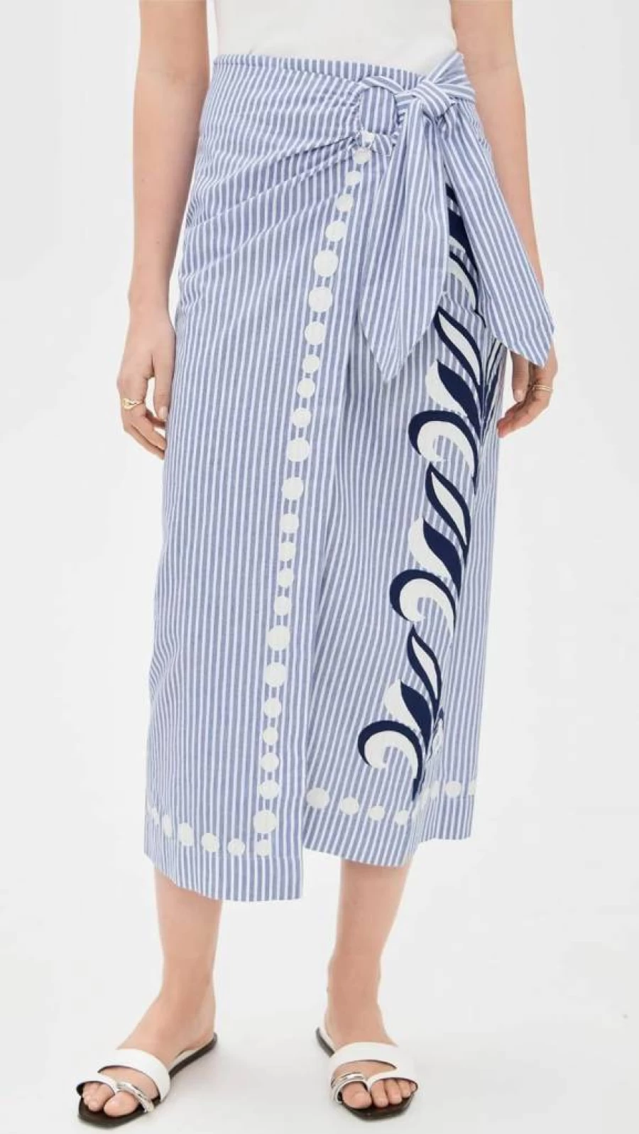 Carolina K Women's Loren Skirt - Elegant Floral Print Midi Skirt