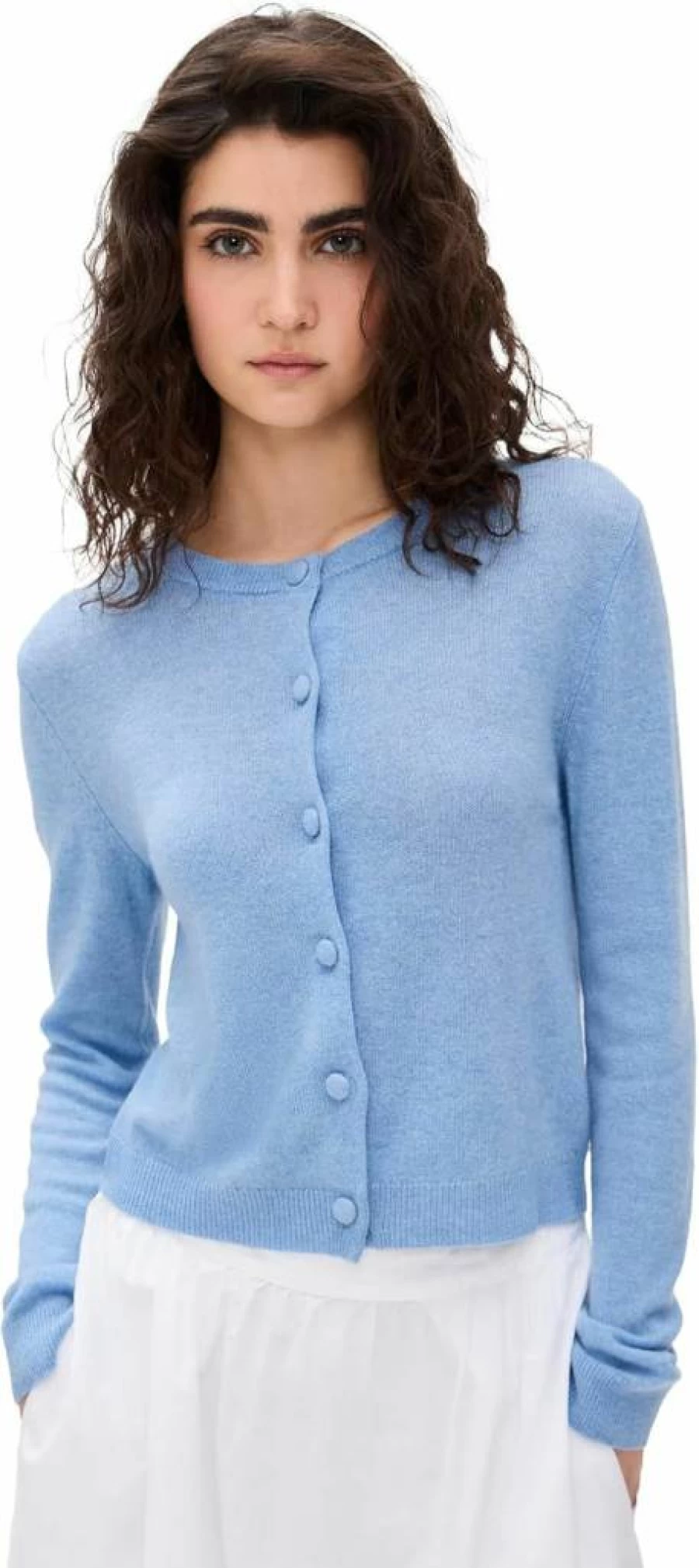Velvet Women's Crochet Cashmere Cardigan by Cleo Wade - Soft Luxury Knit Sweater