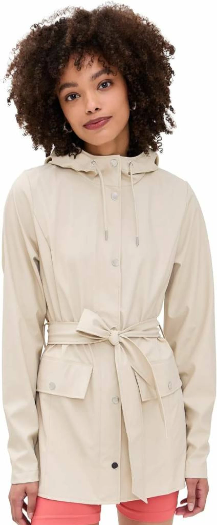 RAINS Women's Curve Waterproof Jacket - Stylish W3 Outerwear for Women