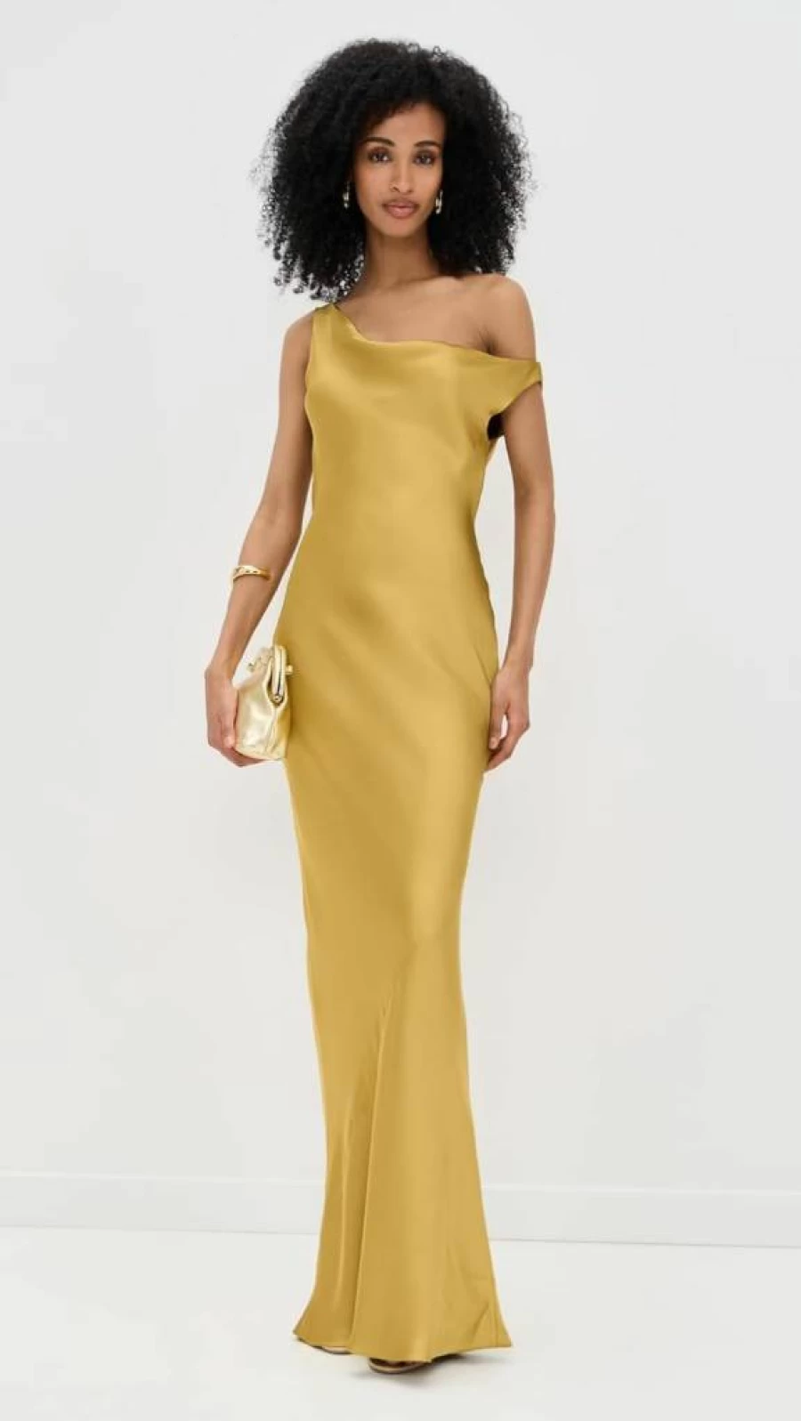 Norma Kamali Women's Maria Gown - Elegant Drop Shoulder Evening Dress