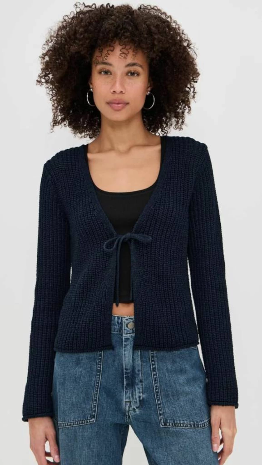 Velvet Thalia Women's Soft Cardigan Sweater - Elegant Knit Top for Fall & Winter