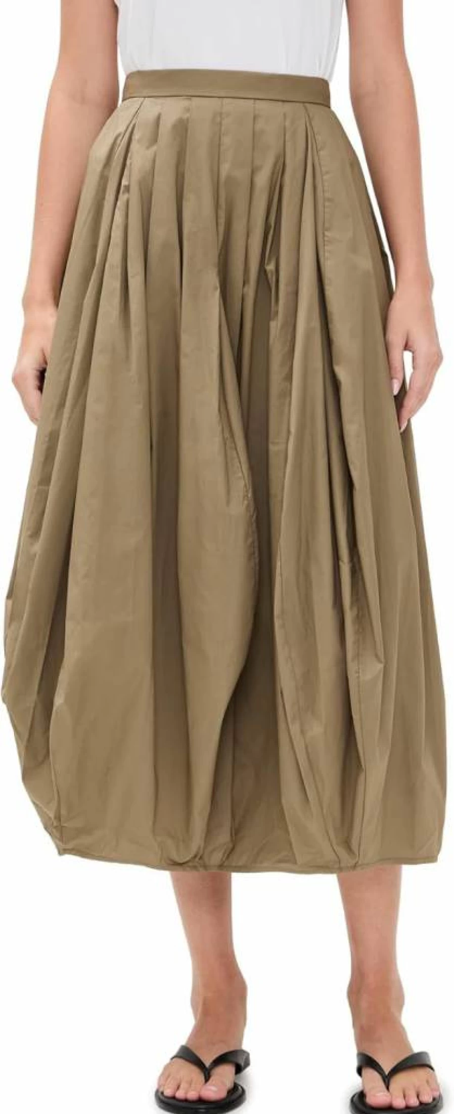 MEIMEIJ Women's Bubble Hem Skirt - Stylish Flared A-Line Skirt for Women