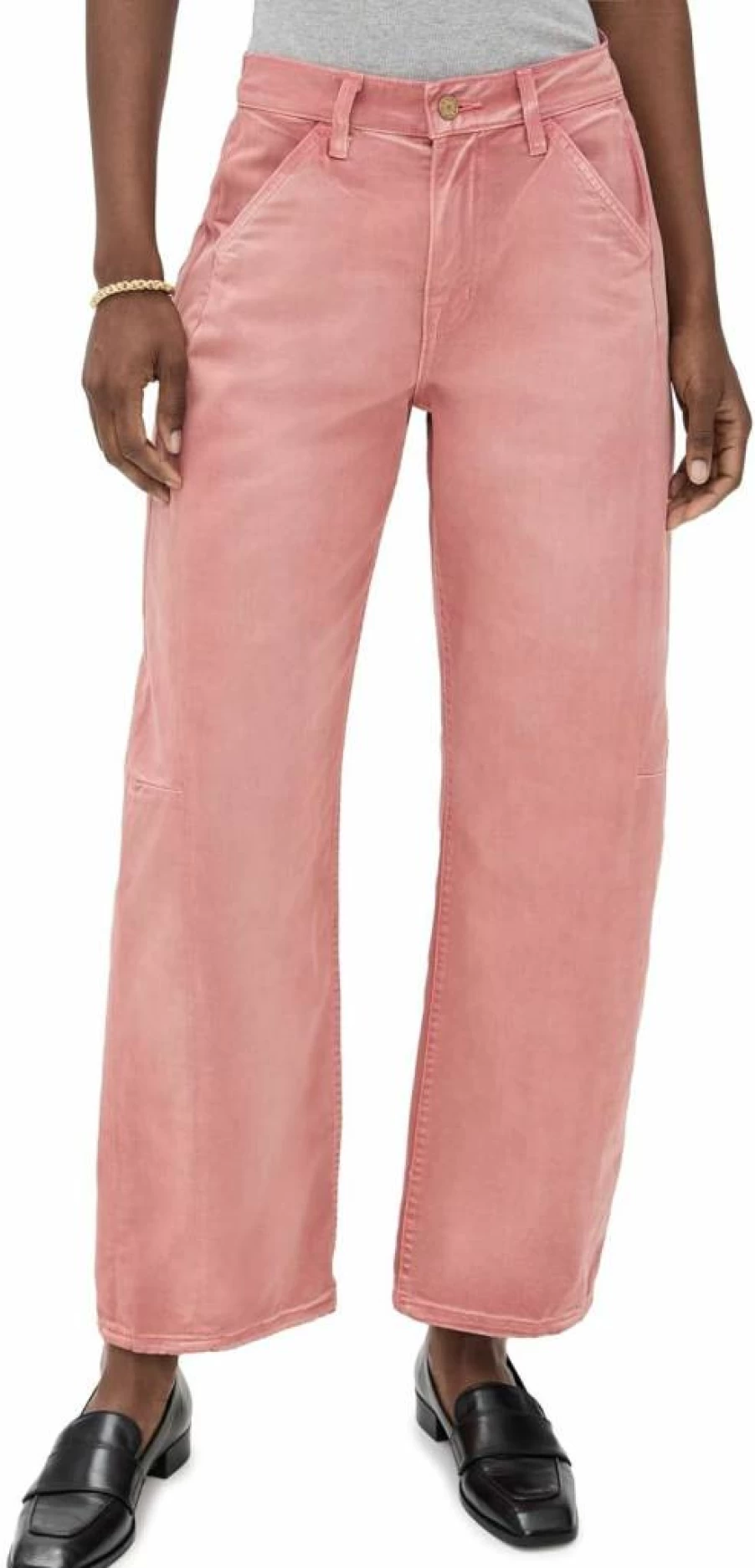 B SIDES Women's Lange Lasso Chinos - Stylish Casual Trousers for Everyday Wear
