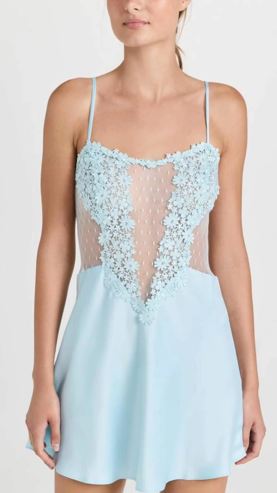 Flora Nikrooz Women's Showstopper Chemise - Elegant Lace Nightgown & Sleepwear
