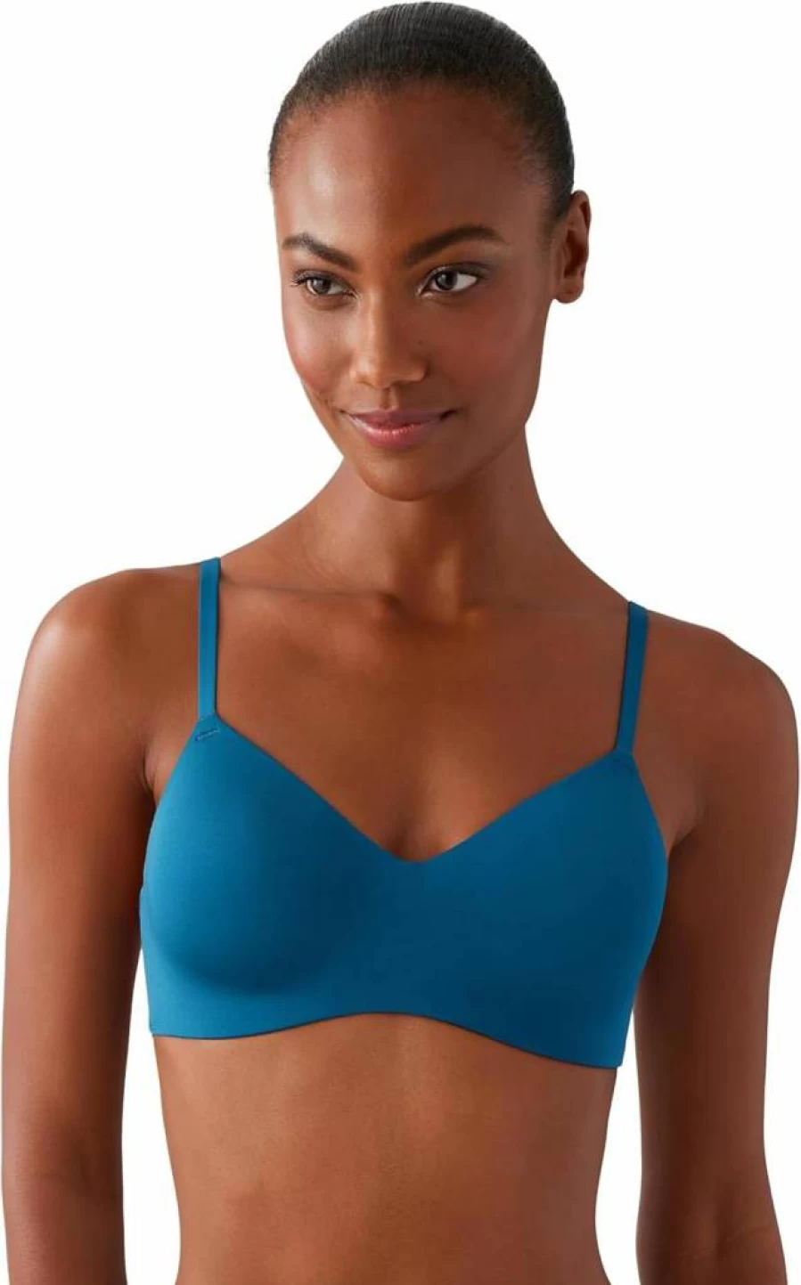 B.Tempt'd Women's Spotlight Wireless Contour Bra - Comfortable Wirefree Support Lace Bralette