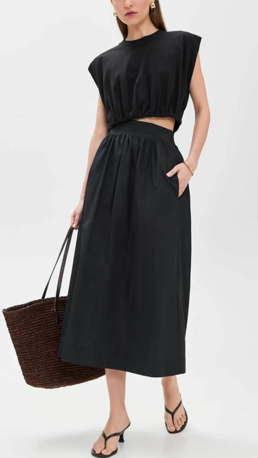 Marea Women's Charlotte Skirt - Elegant Floral Print A-Line Skirt for Women
