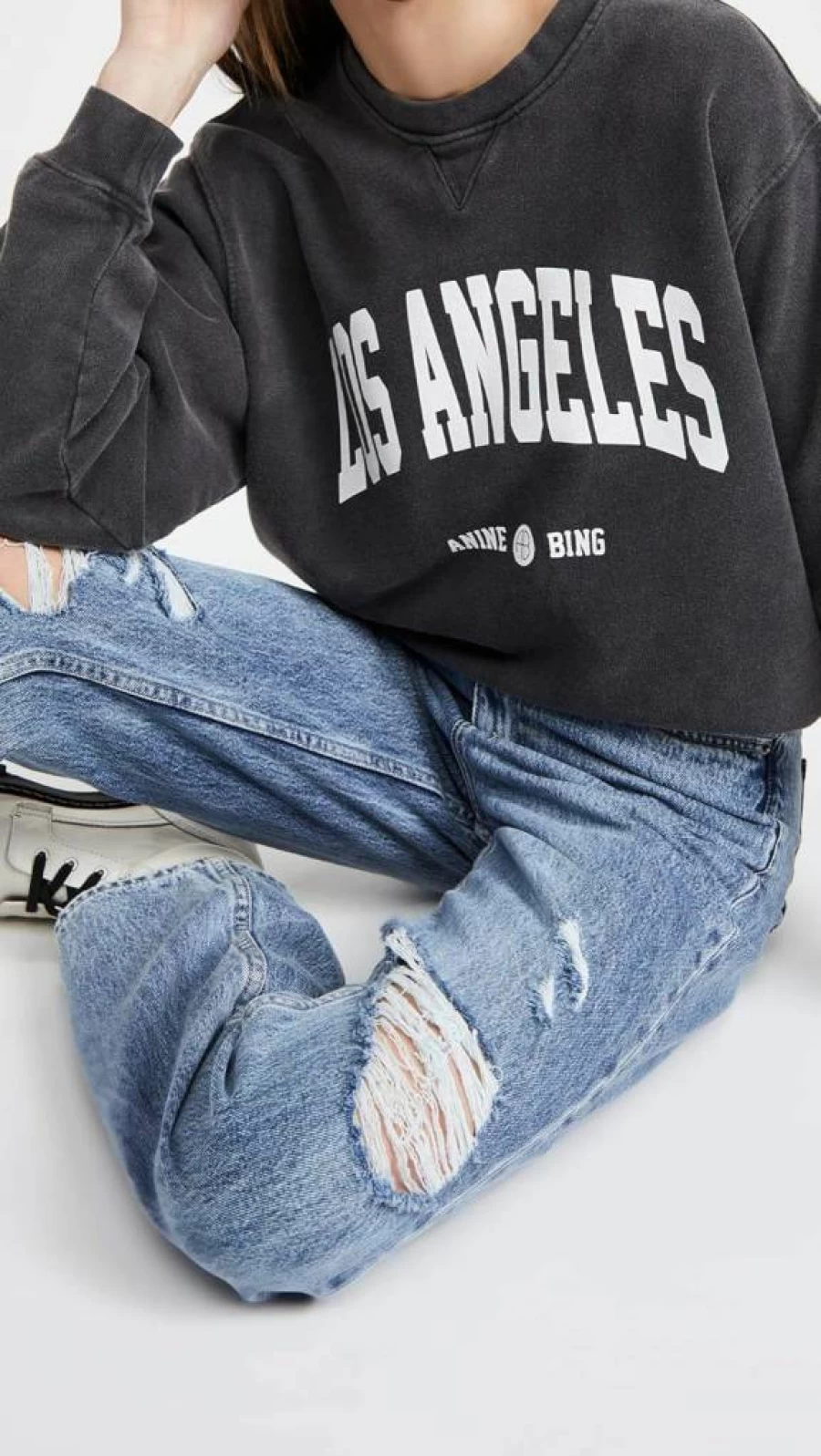 ANINE BING Women's Ramona Sweatshirt | Los Angeles Premium Pullover