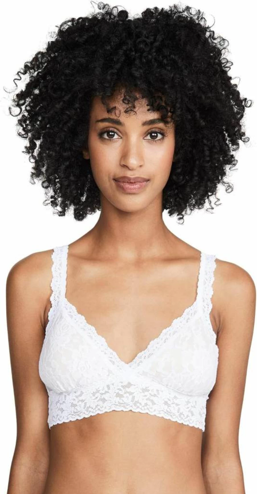 Hanky Panky Women's Signature Lace Bralette with Padded Crossover Design
