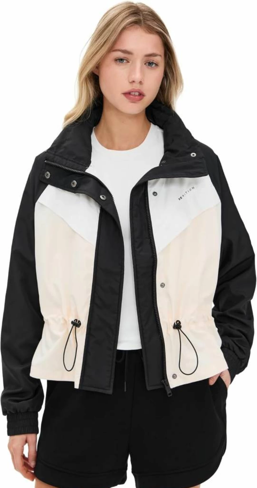 P.E NATION Women's Shelter Jacket - Stylish Waterproof Windbreaker for Outdoor Activities