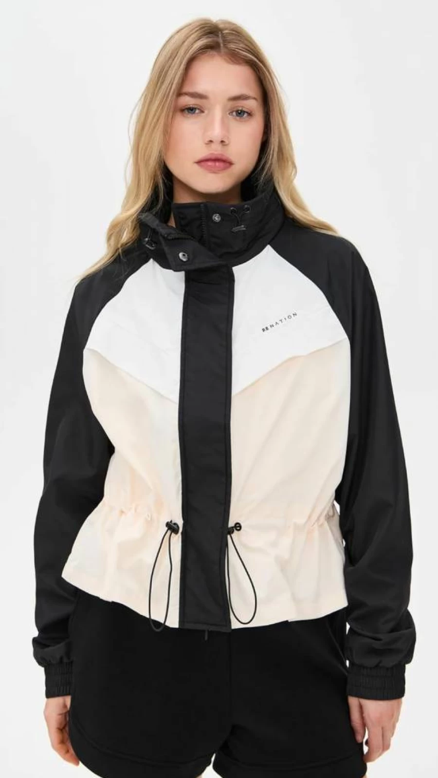 P.E NATION Women's Shelter Jacket - Stylish Waterproof Windbreaker for Outdoor Activities