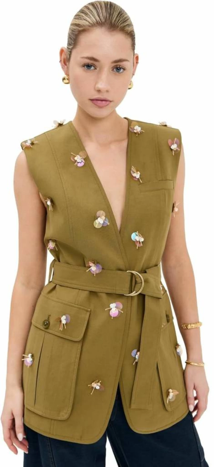Ulla Johnson Women's Twyla Vest - Stylish Casual Knitwear for Women