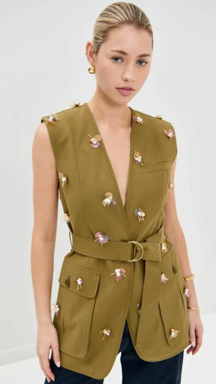 Ulla Johnson Women's Twyla Vest - Stylish Casual Knitwear for Women