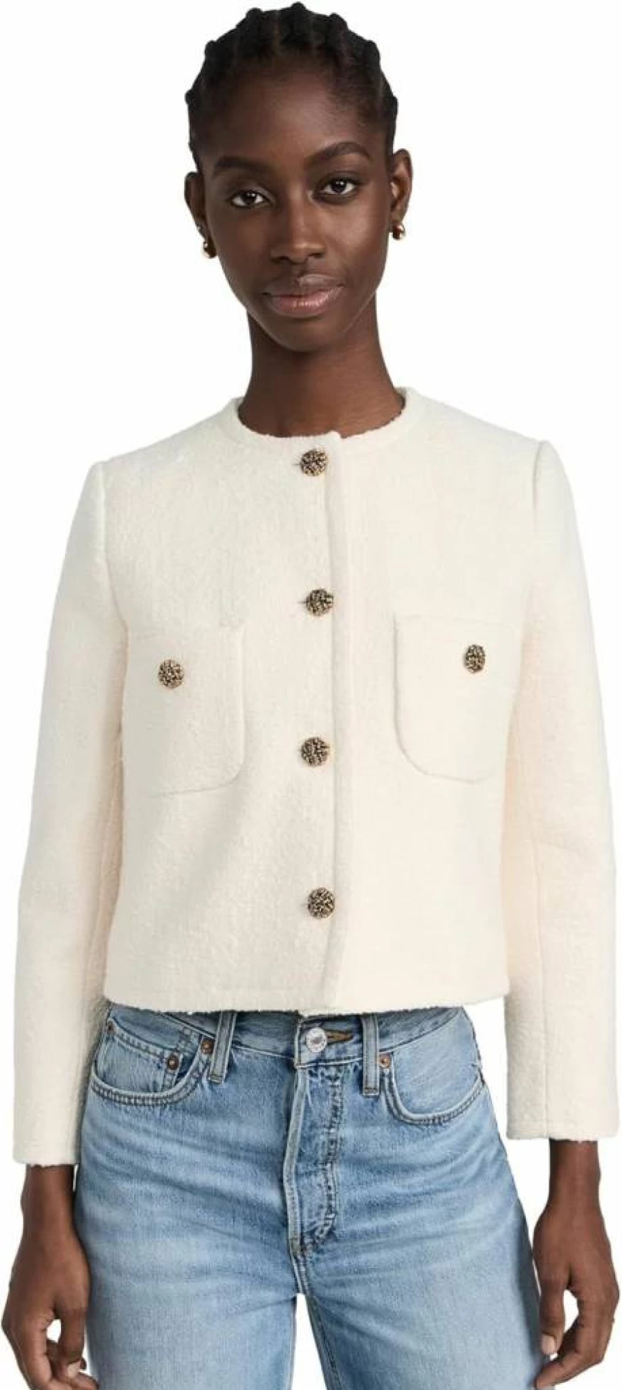 ba&sh Women's Meredith Jacket - Stylish Casual Outerwear Coat for Women
