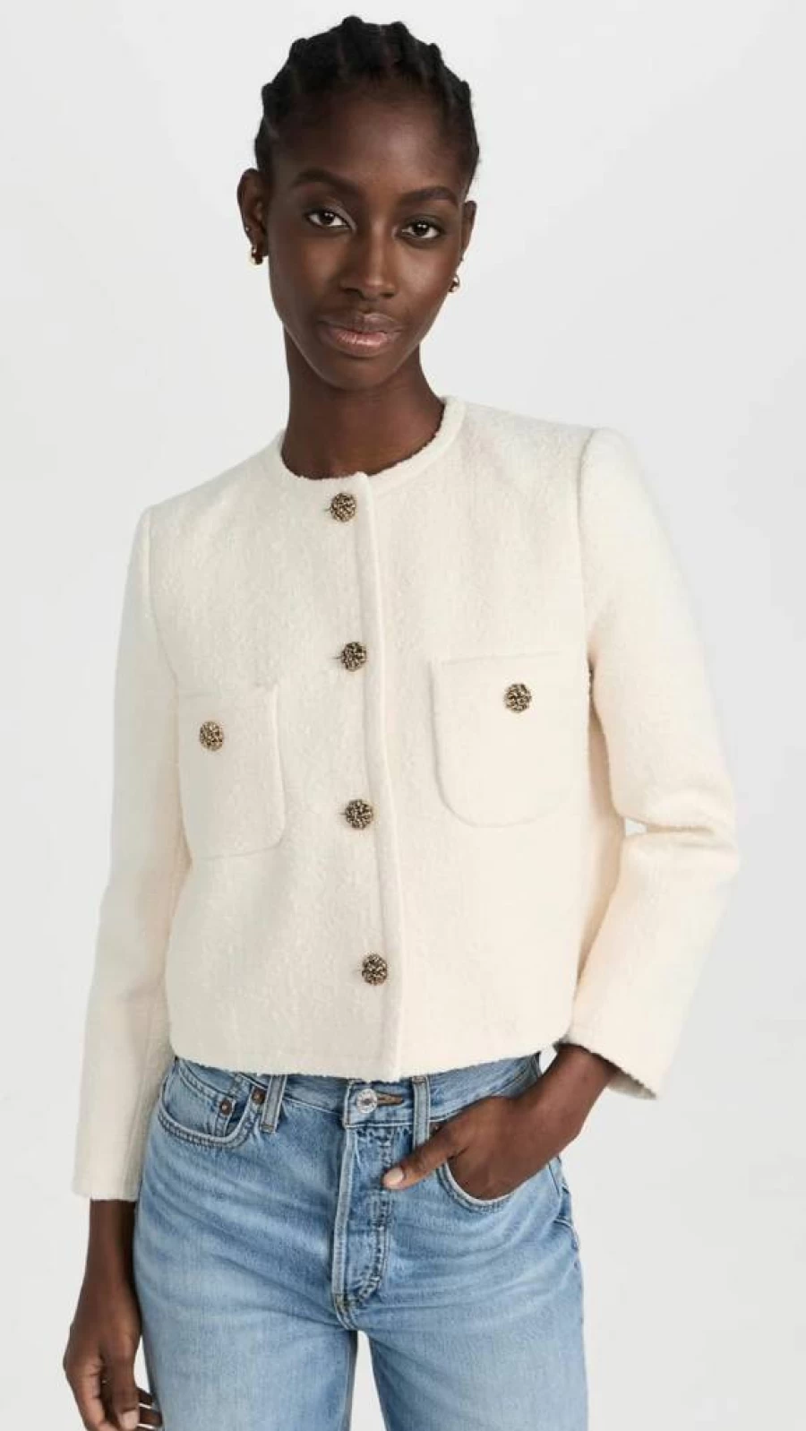 ba&sh Women's Meredith Jacket - Stylish Casual Outerwear Coat for Women