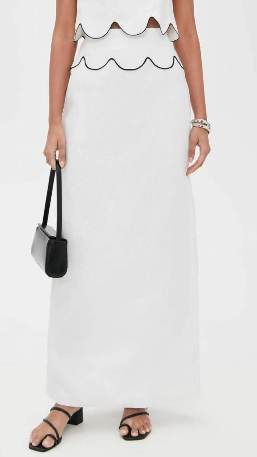 Ancora Women's Gloomy Skirt - Stylish and Comfortable A-Line Midi Skirt for Casual Wear