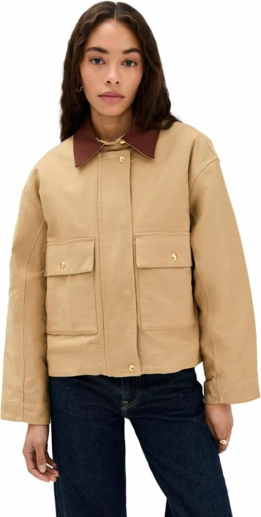 Rag & Bone Women's Nonie Cotton Jacket - Lightweight Casual Denim Coat for Women