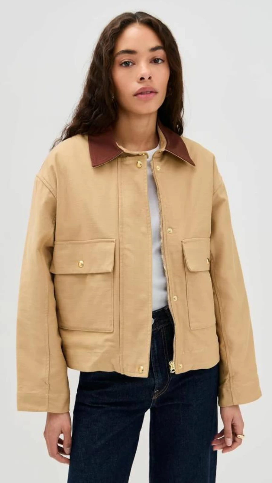 Rag & Bone Women's Nonie Cotton Jacket - Lightweight Casual Denim Coat for Women